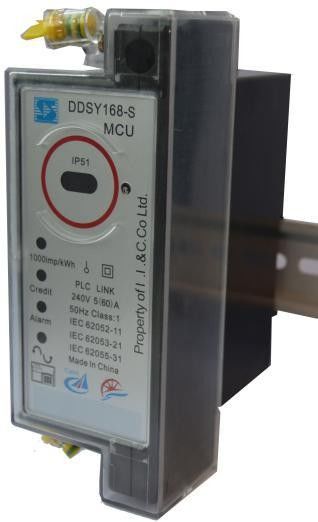 쪼개지는 소음 레일을 설치하는 Kwh 미터 UV 안정되어 있는 Polycarnonate 마감 케이블 연결