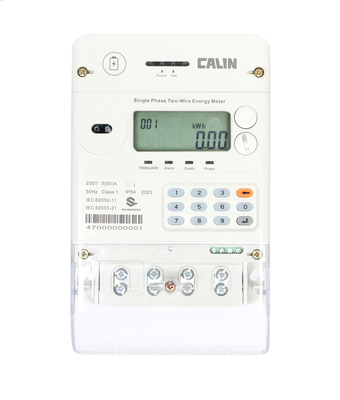 CA168-CS23 STS 선불 전력계 나이지리아 스마트 에너지계 키보드 GPRS/PLC/3G/4G/RF 통신