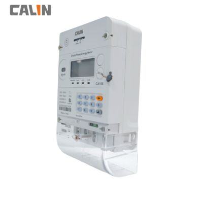 단일 상 IP54 선불한 전기는 RF PLC GPRS 통신을 잽니다